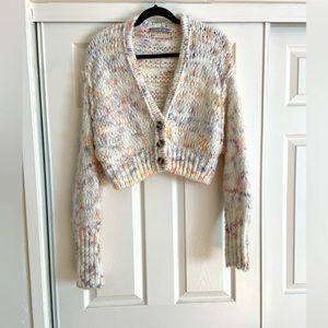 UO Kimchi Blue Bunny Cropped Cardigan